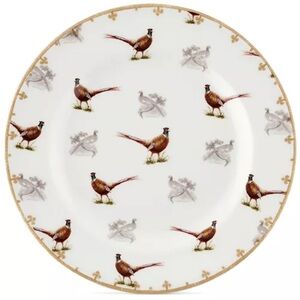 Two Spode Glen Lodge pheasant salad plates